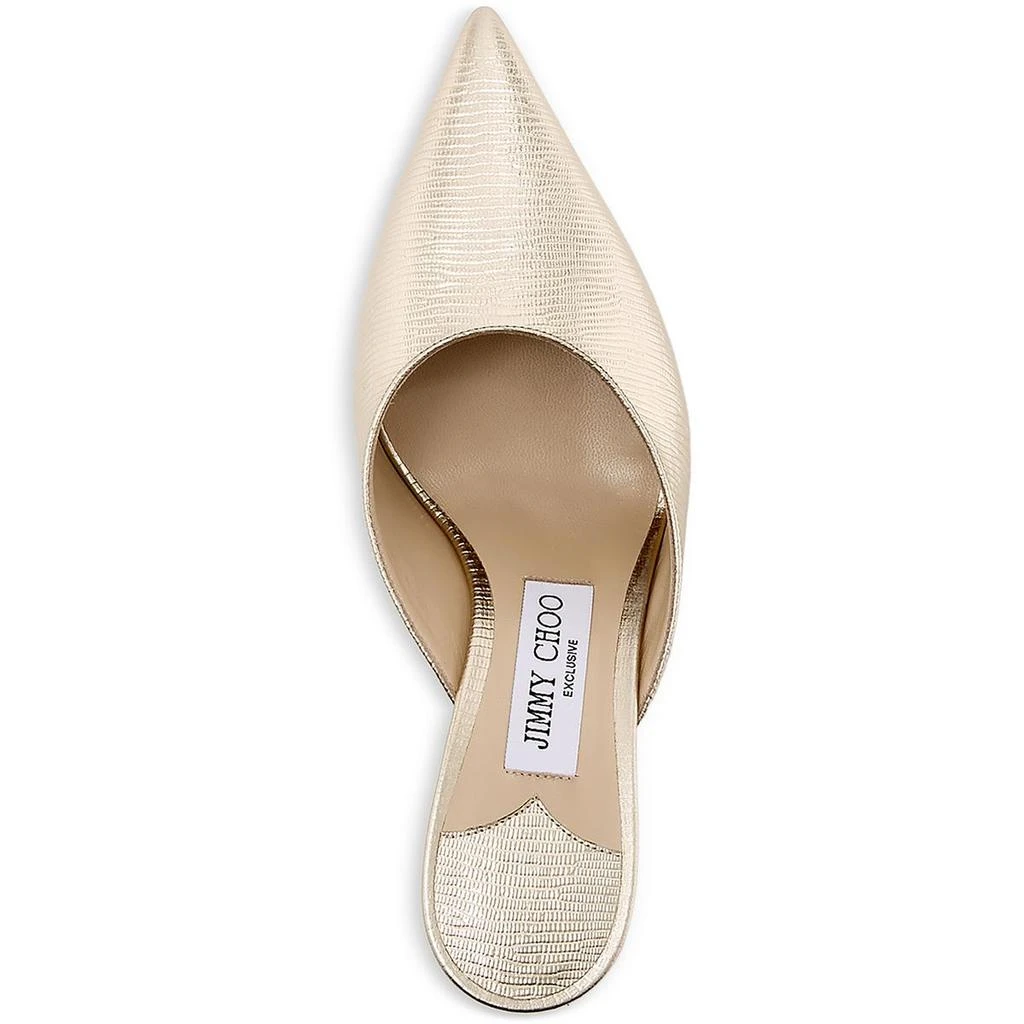 Jimmy Choo Rav 65 Womens Leather Embossed Pumps 3