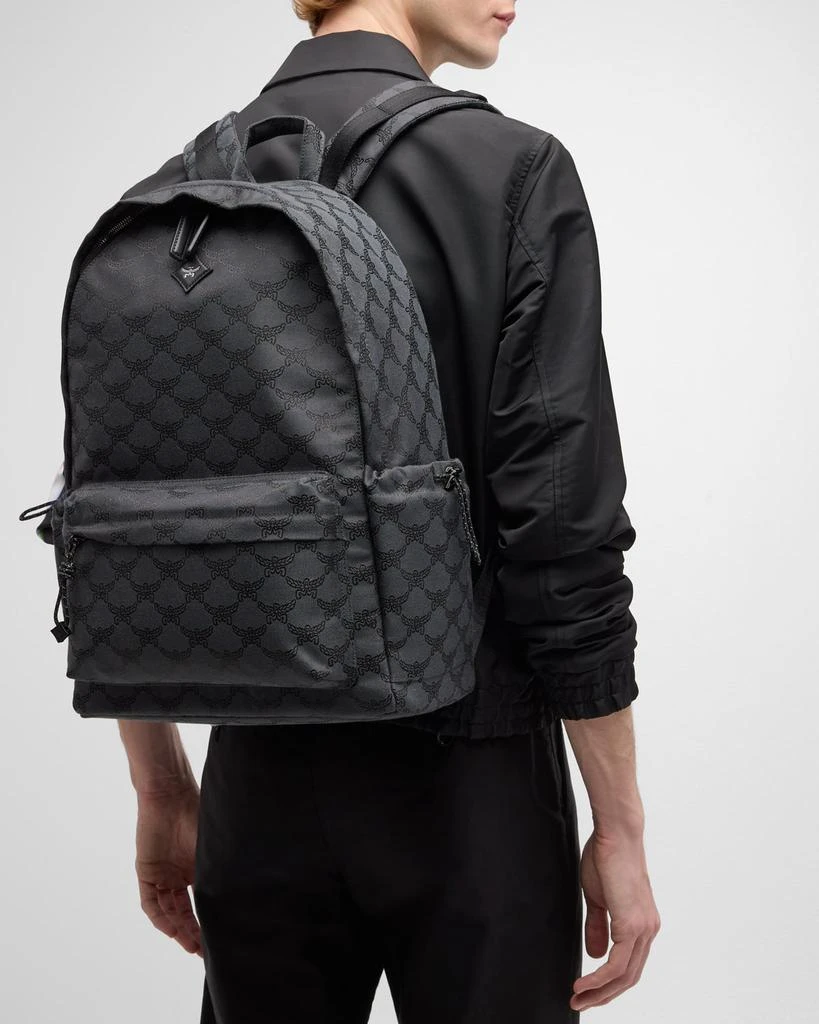 MCM Men's Lauretos Fabric Backpack 2