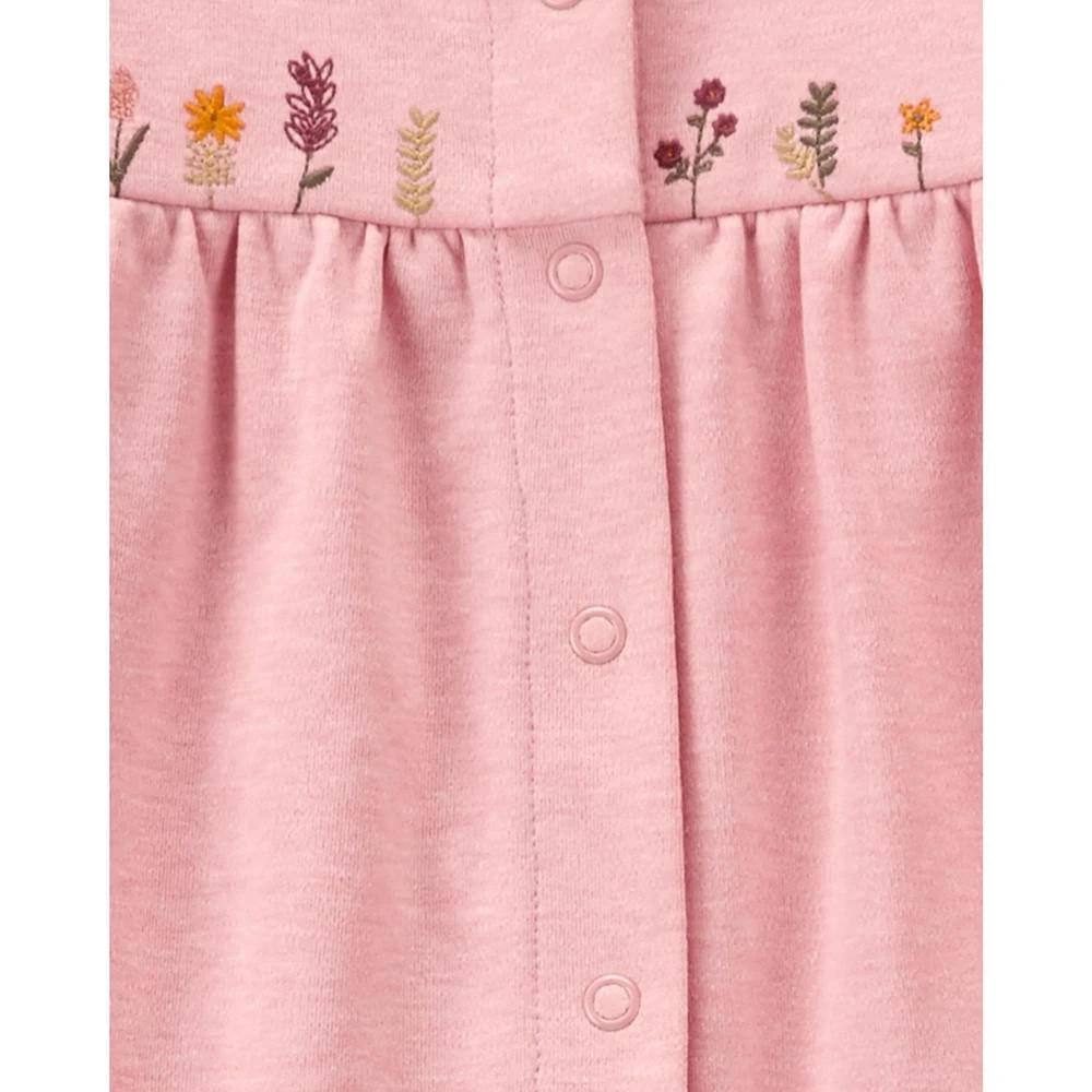 Carter's Baby Girls Floral Snap Up Cotton Sleep and Play 2