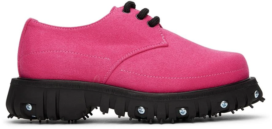 Phileo Kids Pink Lace-Up Derbys