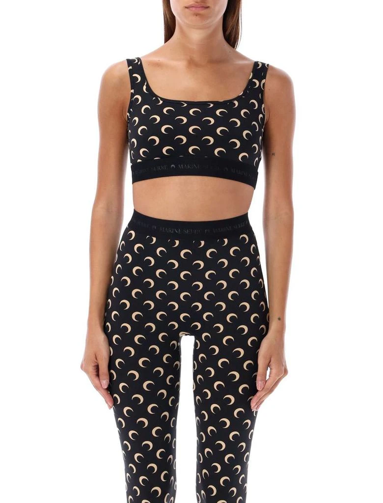 MARINE SERRE Marine Serre Moon Sport Bra 1