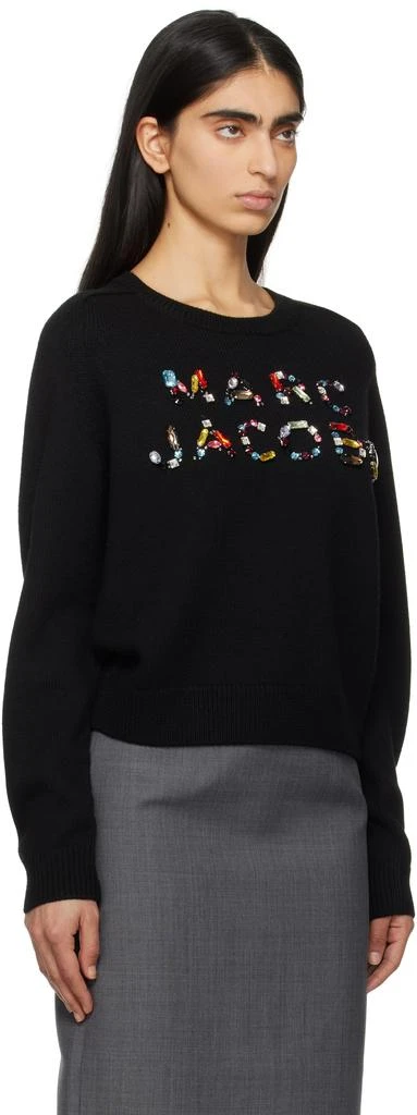 Marc Jacobs Black Gem Knit Logo Sweater 2