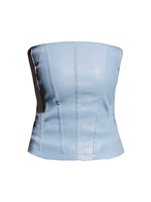 AS by DF Archer Leather Bandeau Corset Top 4