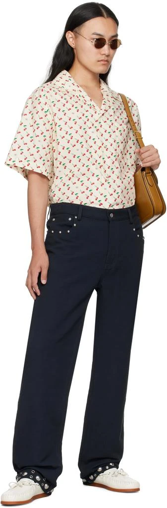 Valentino Black Studded Trousers 4