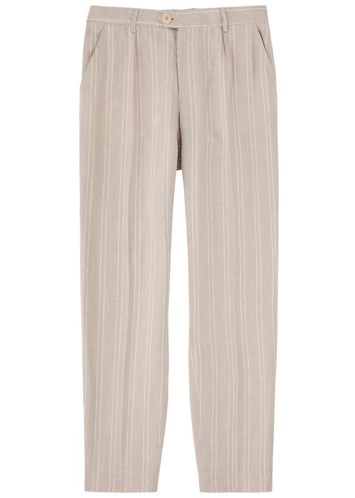 Oliver Spencer Claremont striped linen trousers