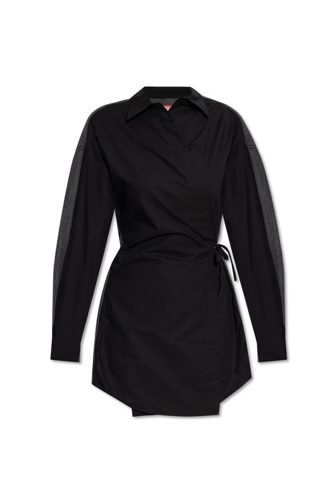 Diesel Diesel D-Elphi-Den Wrap Shirt Dress 1