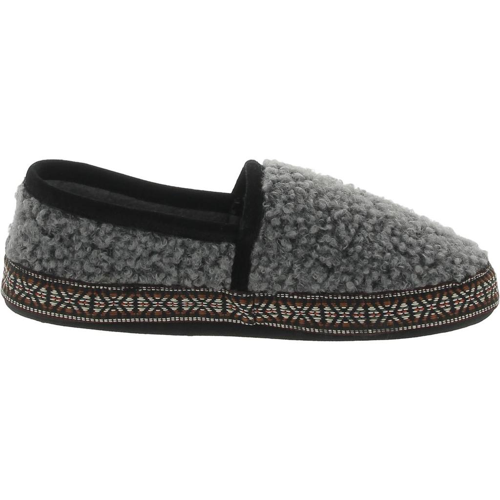 Acorn Womens Faux Fur Round Toe Moccasins