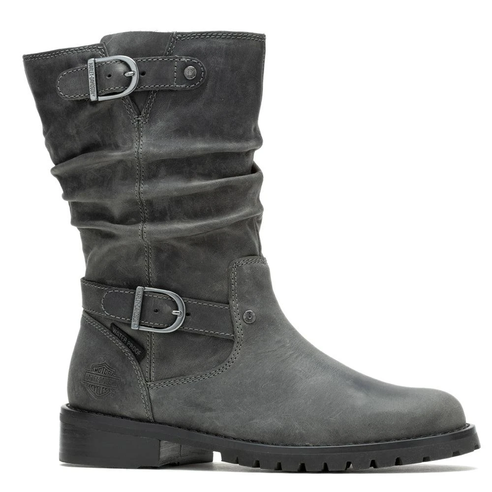 Harley Davidson Almand 9" Round Toe Zippered Boots 1