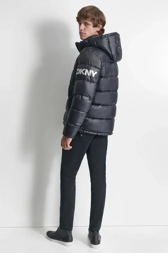 DKNY LOGO HOODED JACKET 2