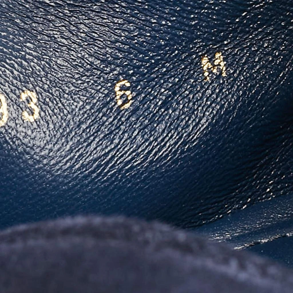 Louis Vuitton Louis Vuitton Navy Blue Suede Estate Loafers Size 40 8