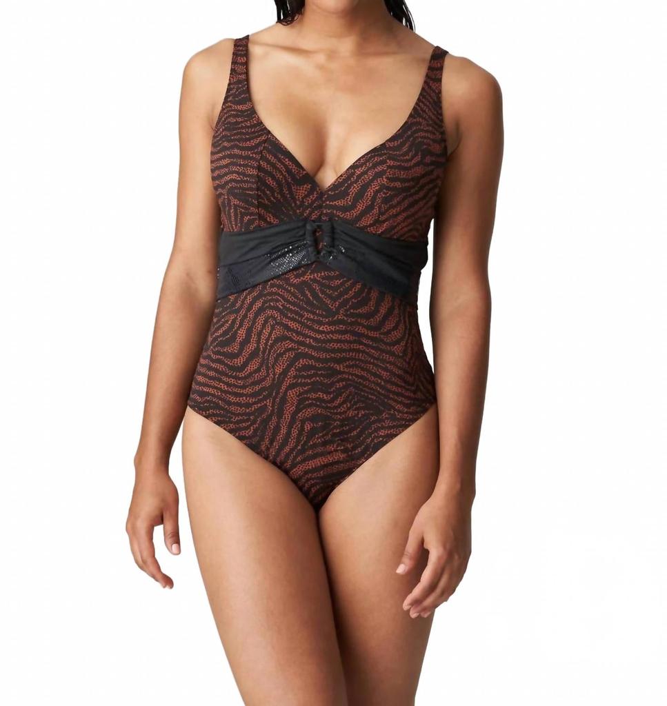 PrimaDonna Issambres Plunge Swimsuit In Black