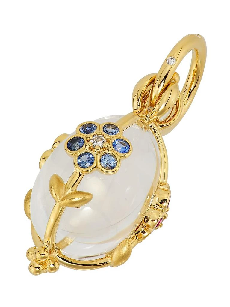Temple St. Clair Fiori 18K Yellow Gold 
Multi-Gemstone Amulet 2