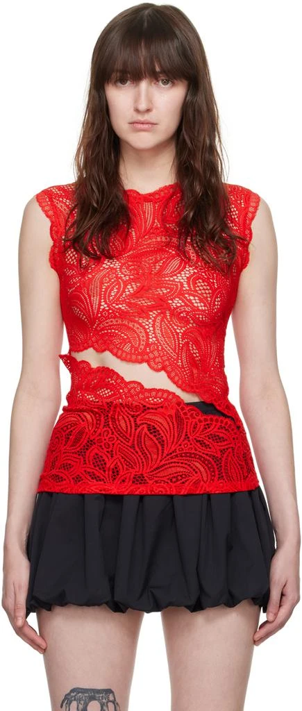 Beaufille Red Silva Blouse 1