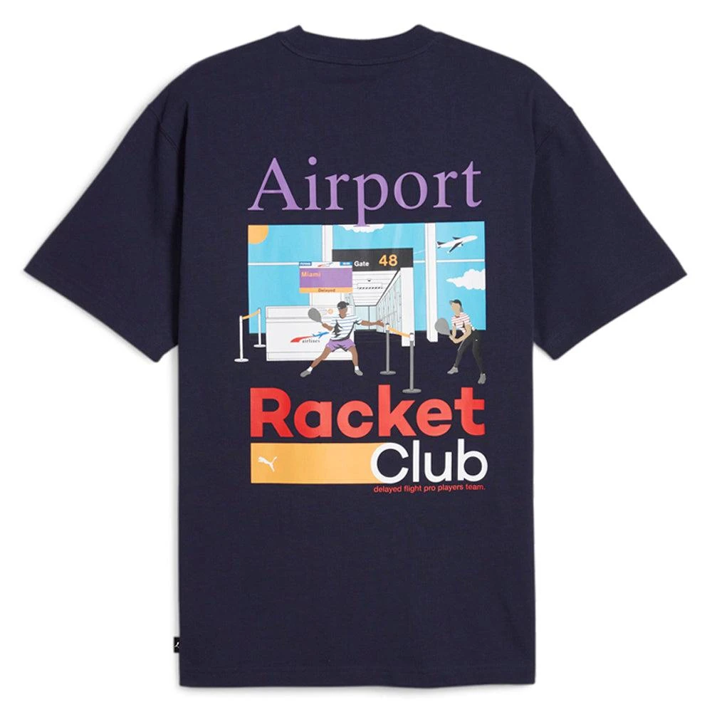 Puma Graphics Airport Racket Club Graphic Crew Neck Short Sleeve T-Shirt 4