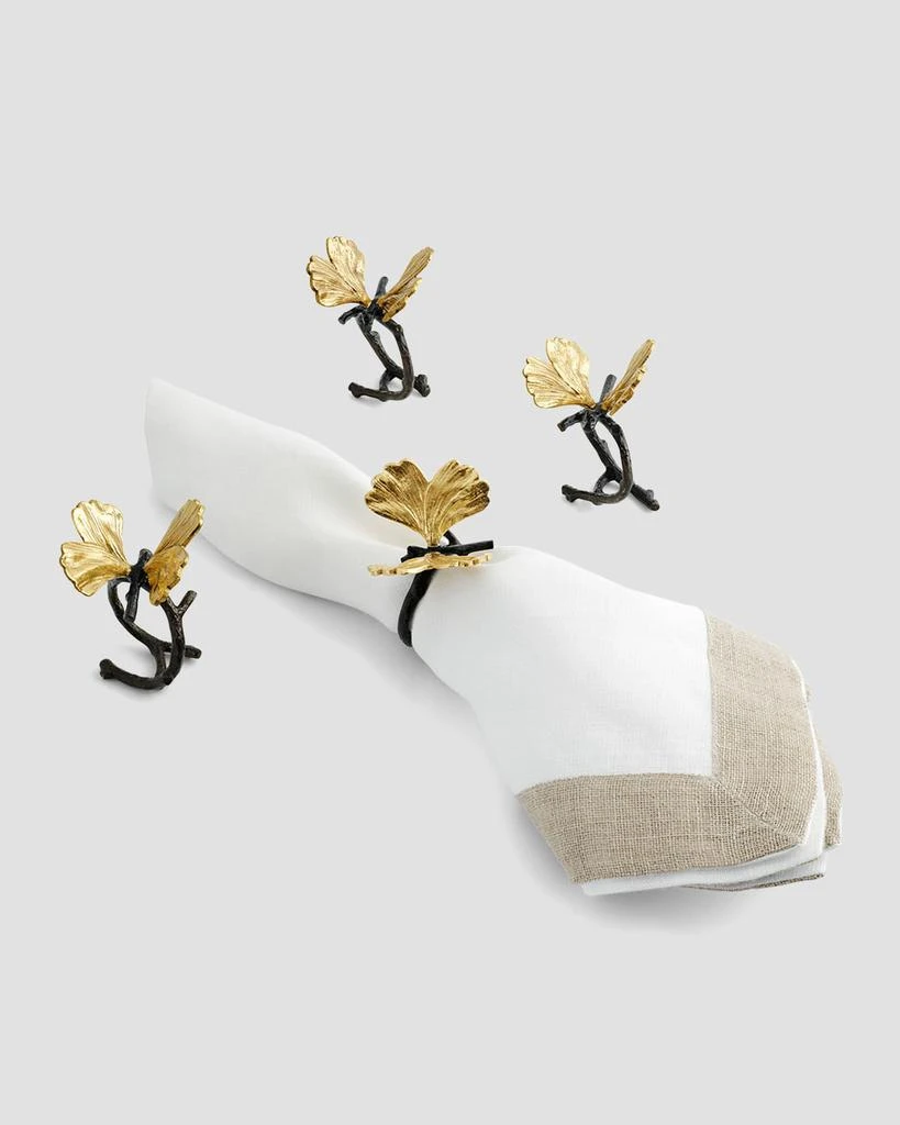 Michael Aram Butterfly Ginkgo Napkin Rings, Set of 4