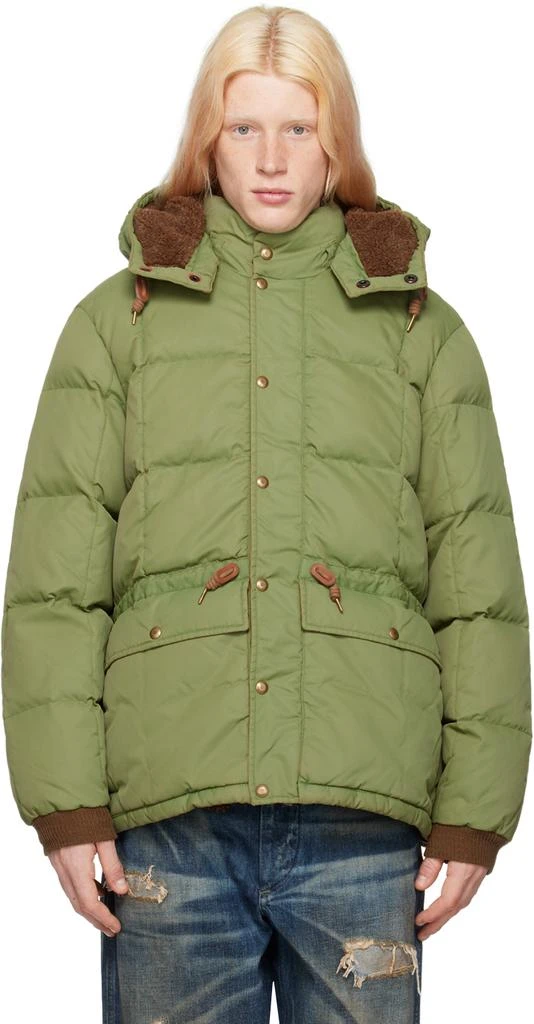 RRL Green Quilted Jacket 1