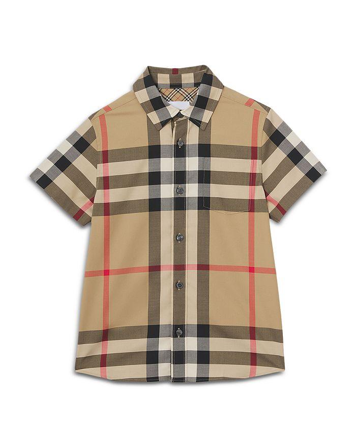 Burberry Boys' Owen Check Button Down Shirt