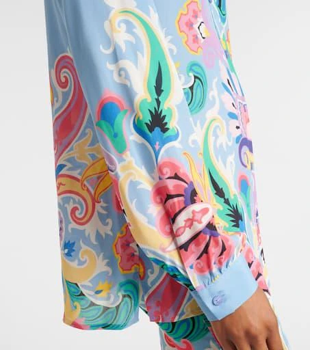 ETRO Printed satin shirt 5