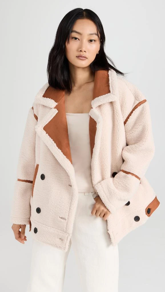 Blank NYC Pick Me Sherpa Bonded Jacket 1