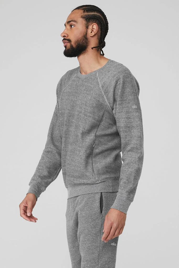 Alo Triumph Crew Neck Sweatshirt - Grey Triblend 3