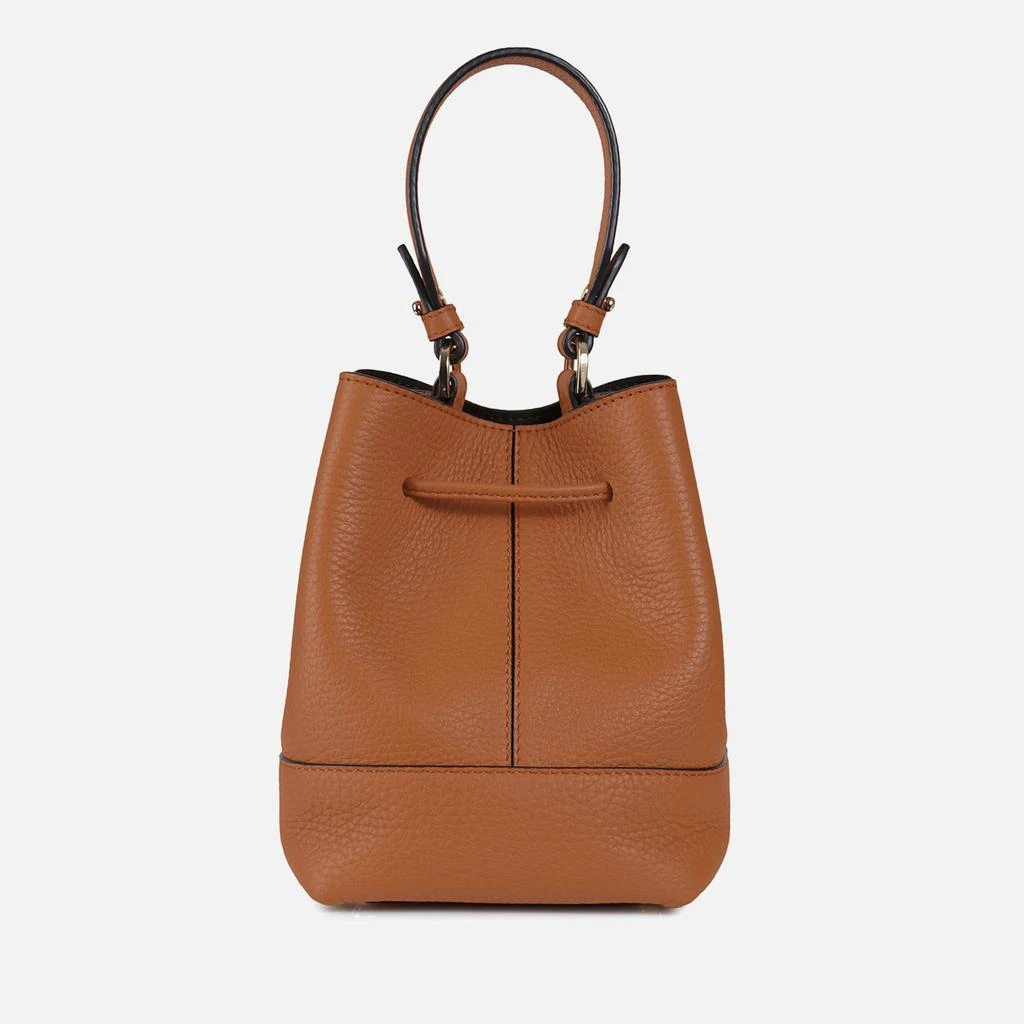 Strathberry Lana Osette Pebble-Grain Leather Bucket Bag 3