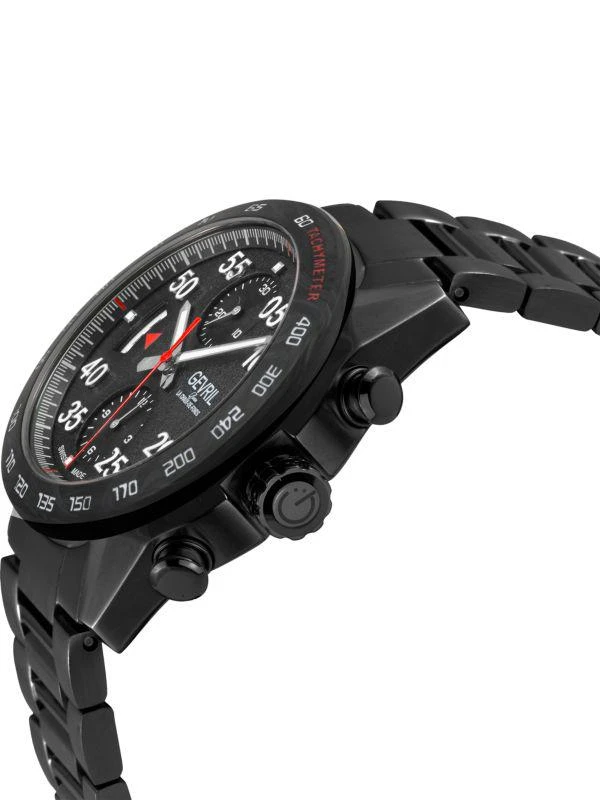 Gevril Ascari 42MM Stainless Steel Tachymeter Automatic Chronograph Watch 2