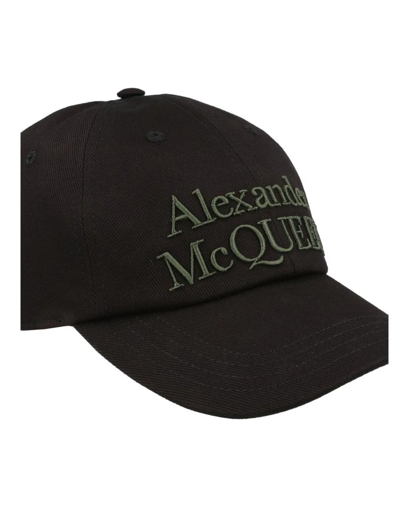 Alexander McQueen Logo Embroidered Baseball Cap 3