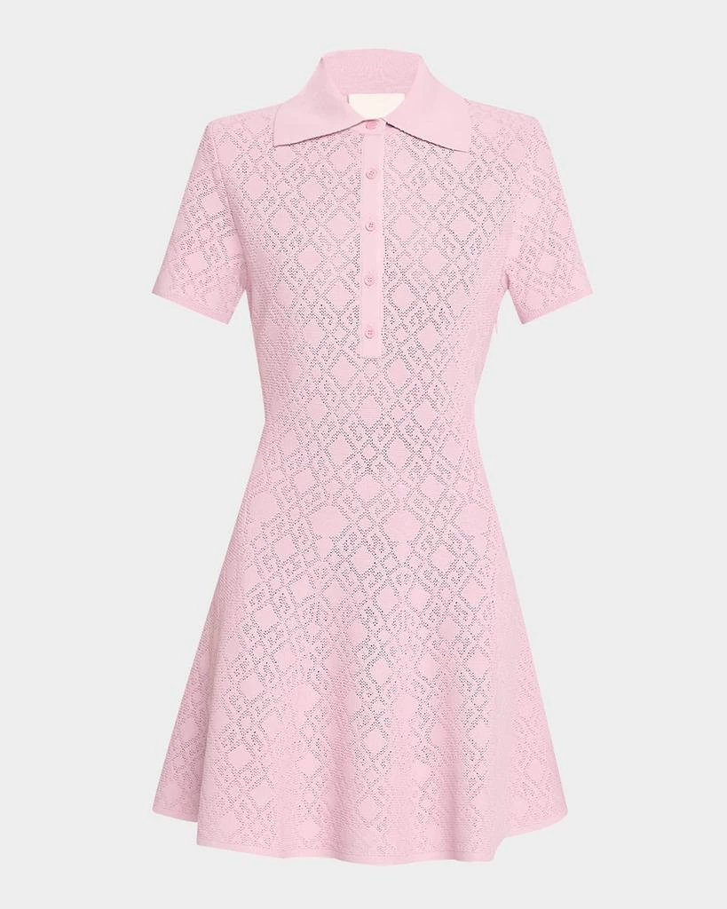 Givenchy Logo Fit-Flare Mini Polo Dress 1