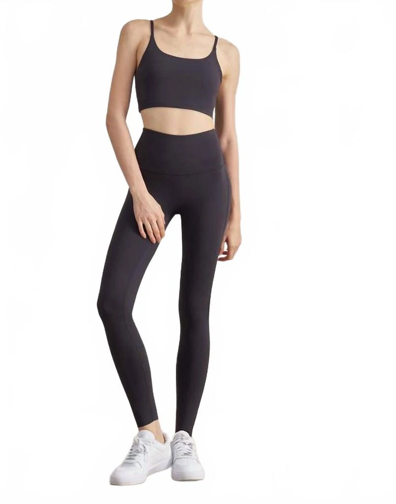 91thelabel Esther Lycra High Waist Leggings In Graphite