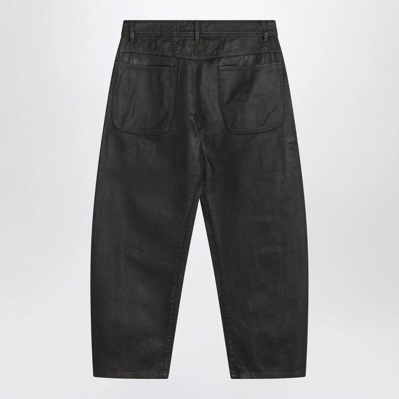 Lemaire  SHINY BROWN DENIM PANTS 2
