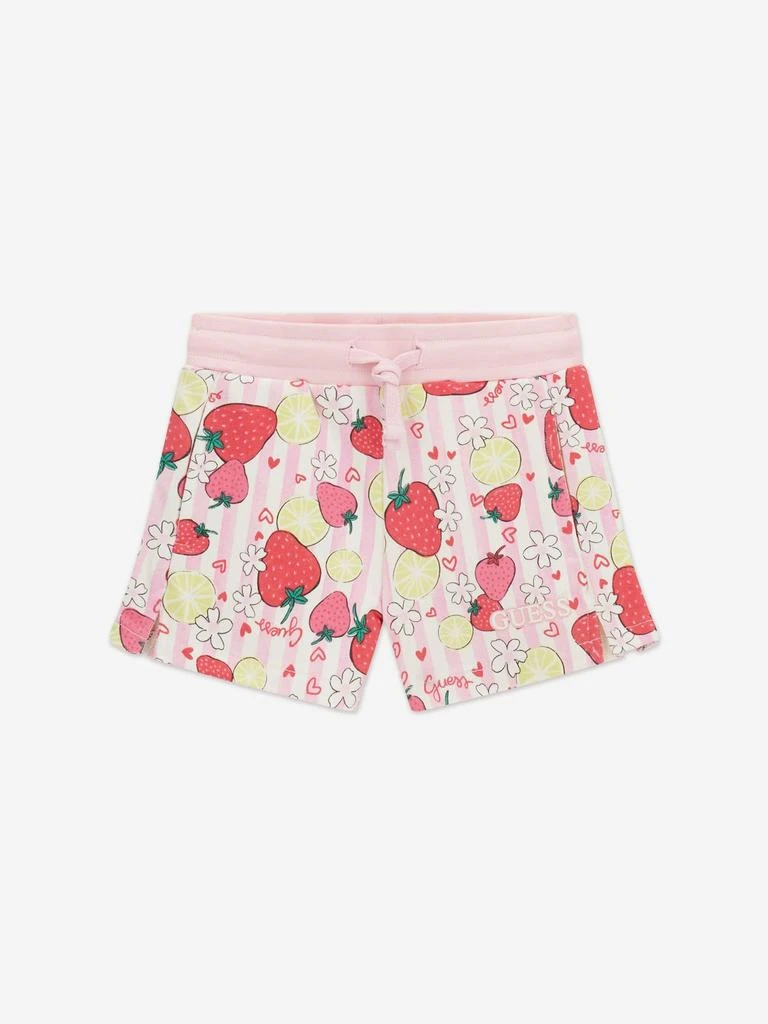 GUESS Guess Girls Strawberry Shorts in Pink