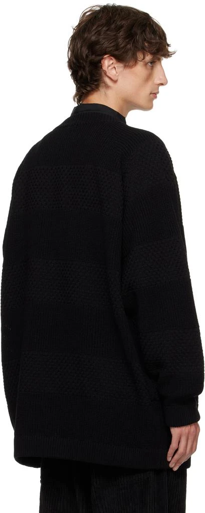 Jan-Jan Van Essche Black O-Project Sartuul Sheep Yarn Crewneck Sweater 3