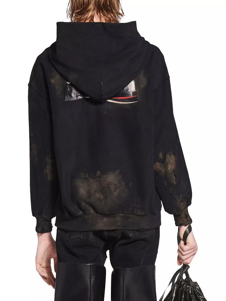 Balenciaga Gaffer Zip-Up Hoodie Small Fit - Hoodies - Free