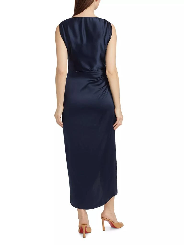 Cinq à Sept Paige Gathered Cowlneck Midi-Dress 5