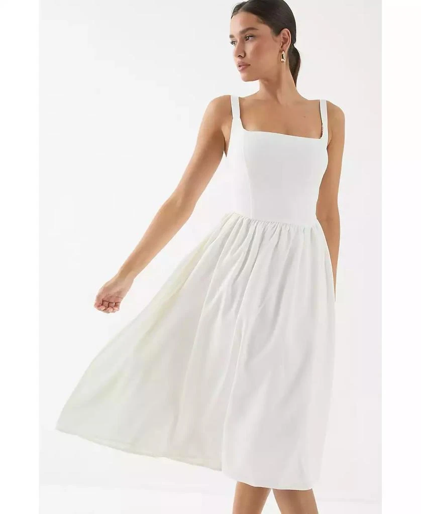House of CB House of CB Amara stretch cotton corset midi dress in white -  Dresses & Skirts - Compare Prices from 6+ Stores - Free Shipping -  BeyondStyle
