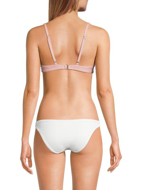 Peixoto Bailey Textured Bikini Top