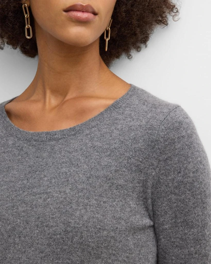 Neiman Marcus Cashmere Basic Crewneck Top 5