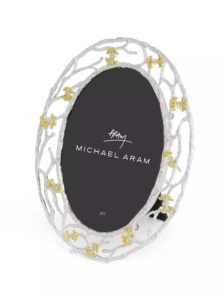 Michael Aram Butterfly Ginkgo Luxe Oval Picture Frame 2