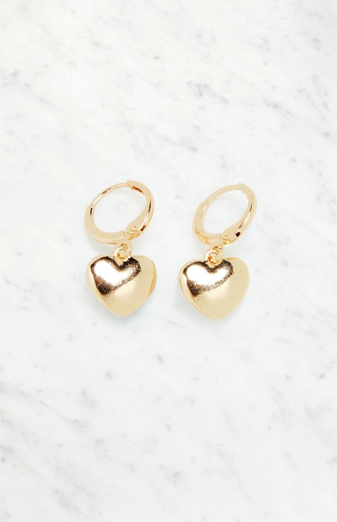 LA Hearts Pearl Hoop Earrings 2
