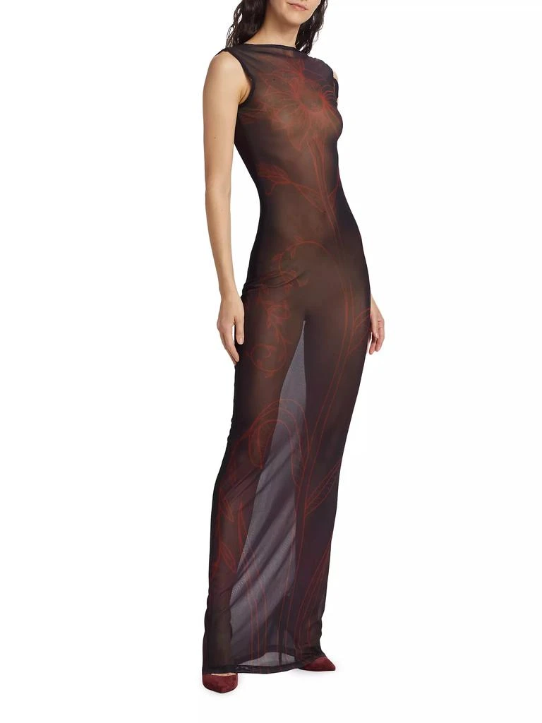 House of Aama Prelude: Aama Tales Mesh Maxi Dress 3