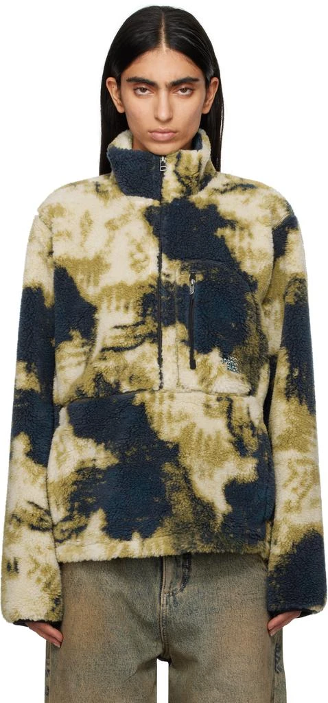 The North Face Yellow & Blue Extreme Pile Sweatshirt 1