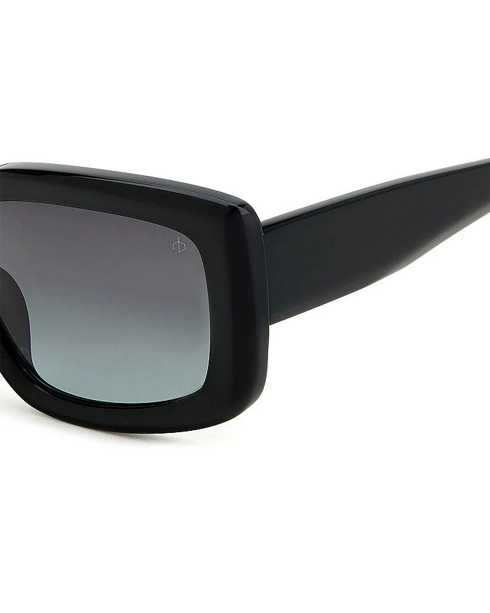 rag & bone Rectangular Sunglasses, 54mm 4