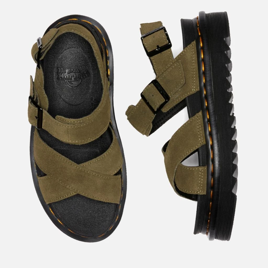 Dr. Martens Women's Voss II Suede Strap Sandals 3