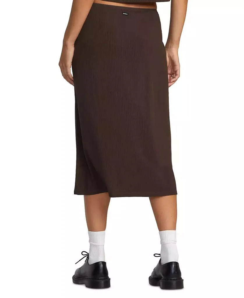 RVCA Juniors' Jenni Ribbed Midi Skirt 2