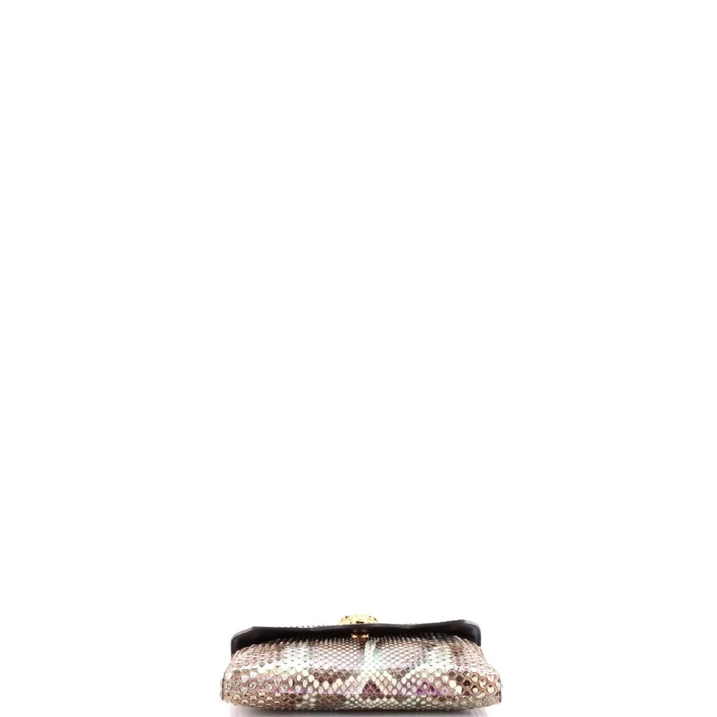Versace La Medusa Chain Clutch Python Mini 4