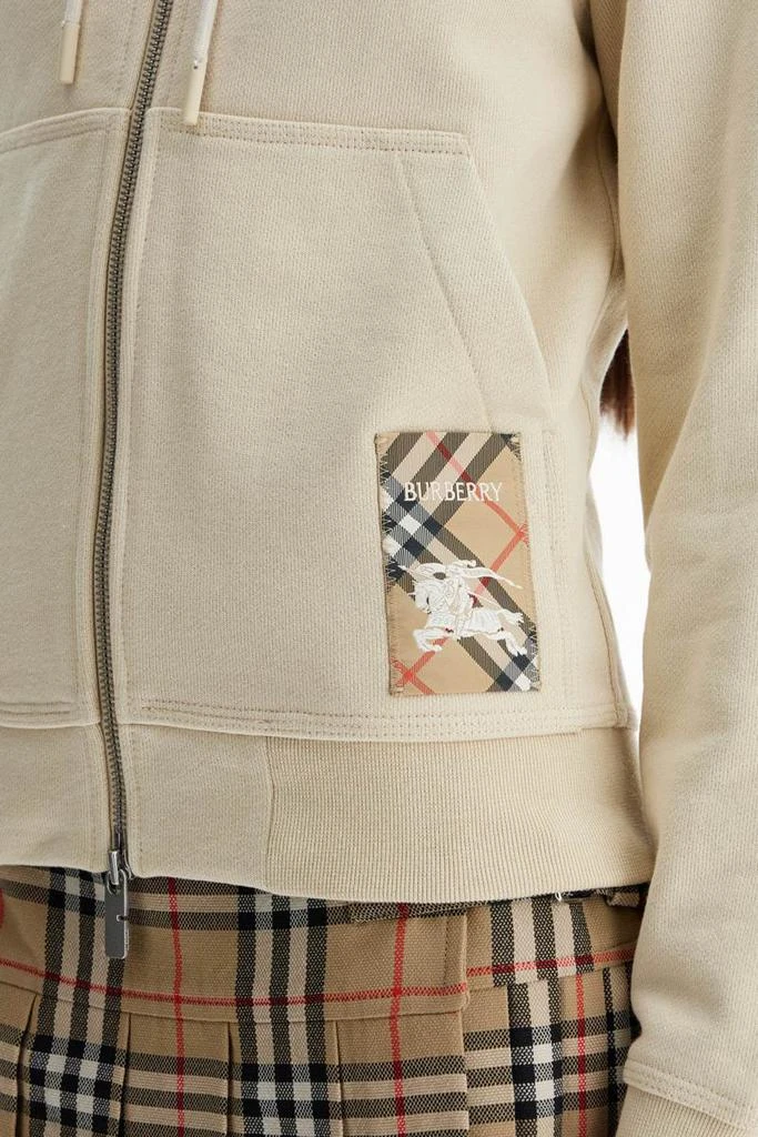 Burberry hooded full zip sweatshirt 4