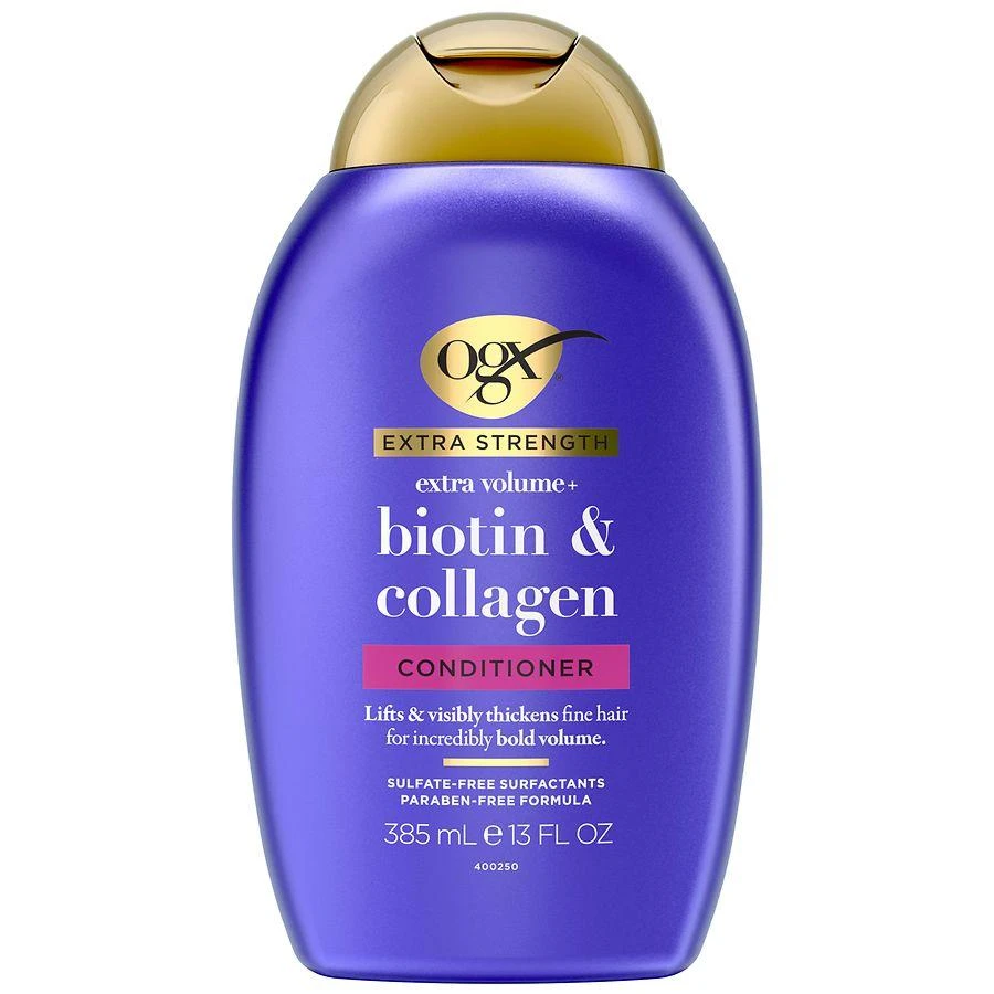 OGX Thick 
Full + Biotin 
Collagen Extra Strength Volumizing Conditioner 1