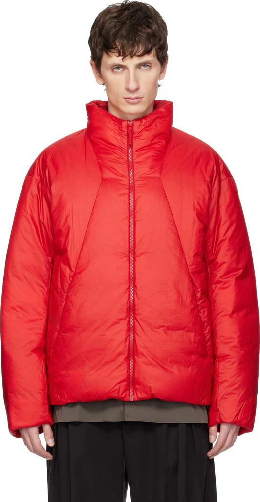Veilance Red Conduit Down Jacket