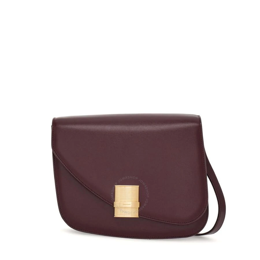 Salvatore Ferragamo Asymmetric Leather Shoulder Bag 1