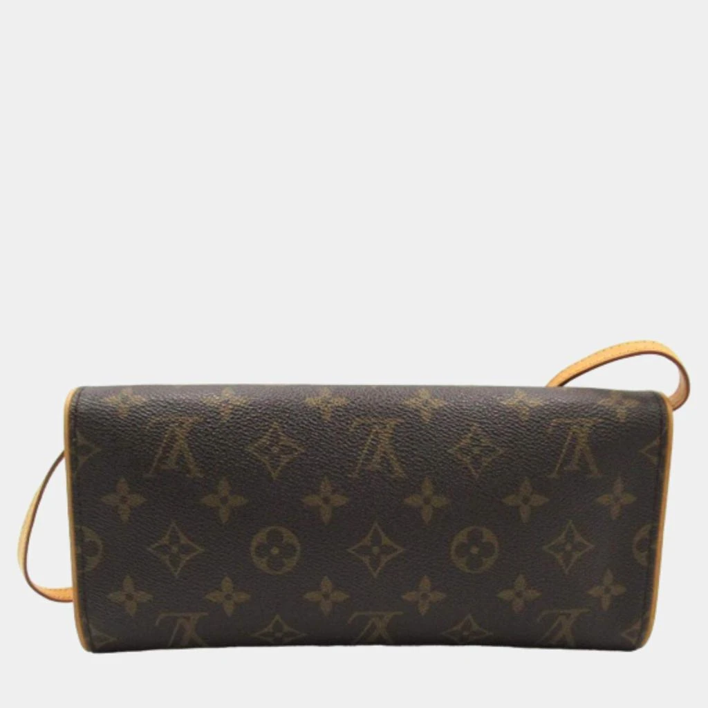 Louis Vuitton Louis Vuitton Brown Canvas Monogram Pochette Twin GM Crossbody Bag 3